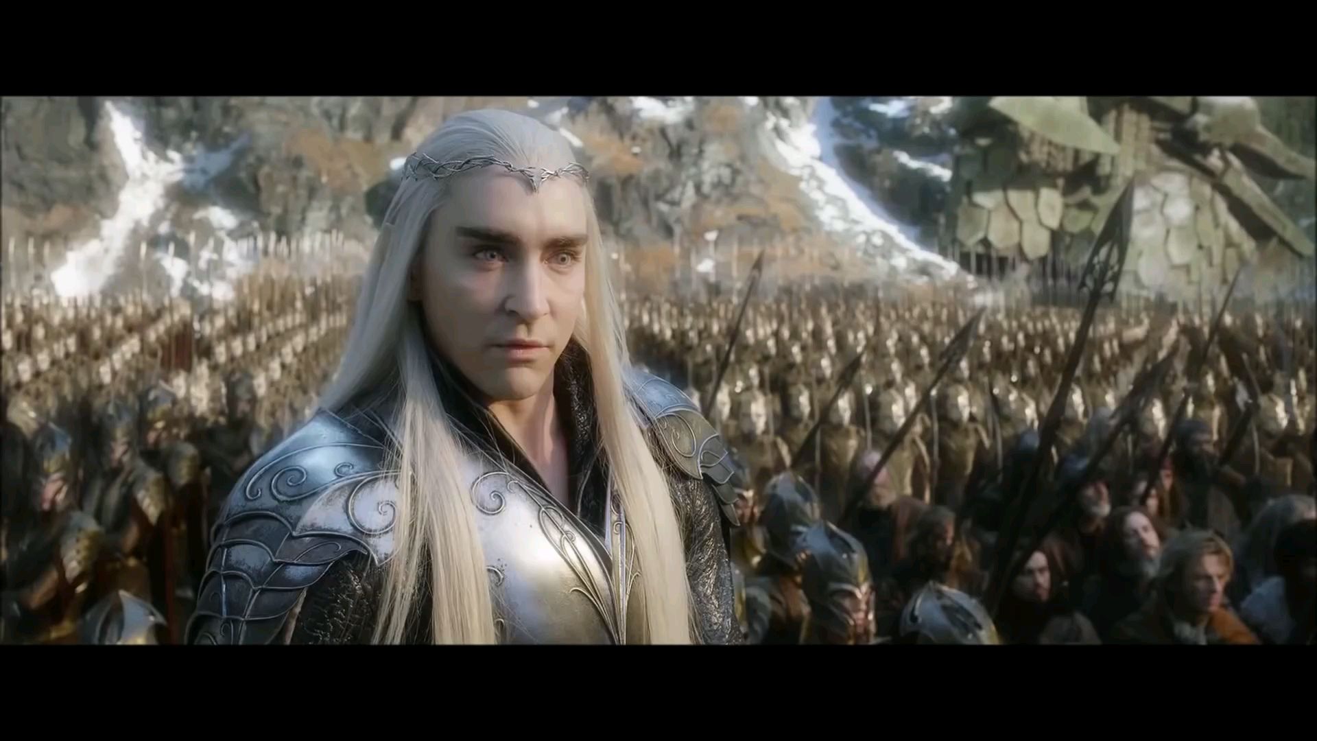 霍比特人~精灵PK矮人高燃战争片段!